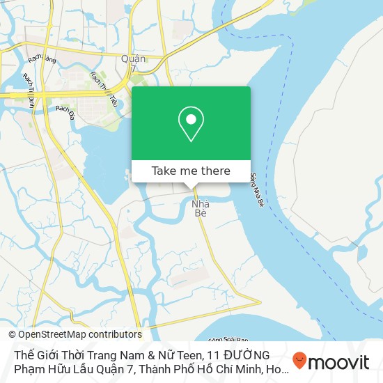 Thế Giới Thời Trang Nam & Nữ Teen, 11 ĐƯỜNG Phạm Hữu Lầu Quận 7, Thành Phố Hồ Chí Minh map