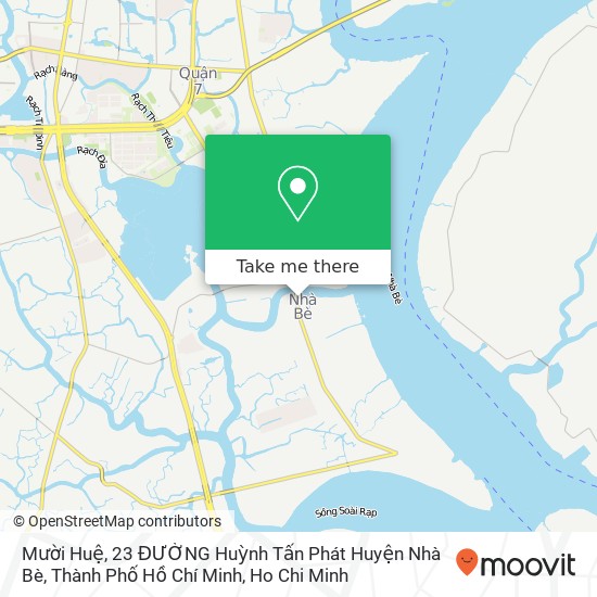 Mười Huệ, 23 ĐƯỜNG Huỳnh Tấn Phát Huyện Nhà Bè, Thành Phố Hồ Chí Minh map