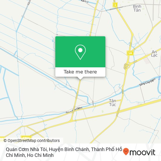 Quán Cơm Nhà Tôi, Huyện Bình Chánh, Thành Phố Hồ Chí Minh map