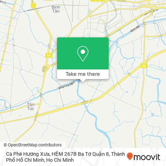 Cà Phê Hương Xưa, HẺM 267B Ba Tơ Quận 8, Thành Phố Hồ Chí Minh map
