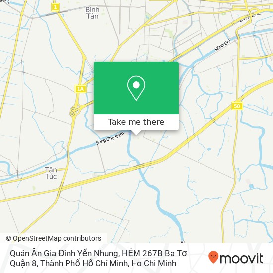 Quán Ăn Gia Đình Yến Nhung, HẺM 267B Ba Tơ Quận 8, Thành Phố Hồ Chí Minh map