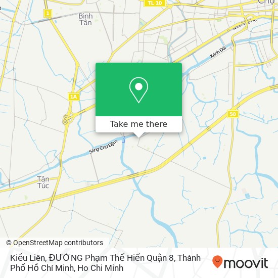 Kiều Liên, ĐƯỜNG Phạm Thế Hiển Quận 8, Thành Phố Hồ Chí Minh map