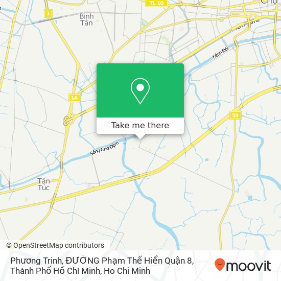 Phương Trinh, ĐƯỜNG Phạm Thế Hiển Quận 8, Thành Phố Hồ Chí Minh map
