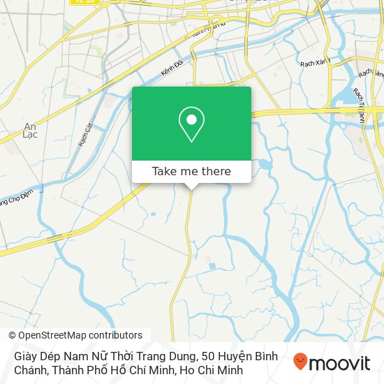 Giày Dép Nam Nữ Thời Trang Dung, 50 Huyện Bình Chánh, Thành Phố Hồ Chí Minh map
