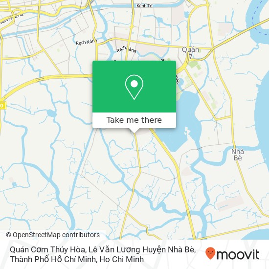 Quán Cơm Thúy Hòa, Lê Văn Lương Huyện Nhà Bè, Thành Phố Hồ Chí Minh map