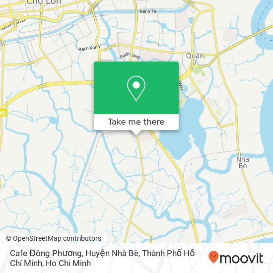 Cafe Đông Phương, Huyện Nhà Bè, Thành Phố Hồ Chí Minh map