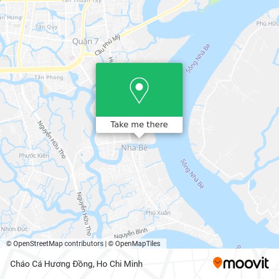 Cháo Cá Hương Đồng map