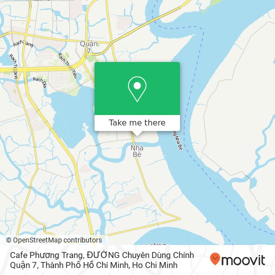 Cafe Phương Trang, ĐƯỜNG Chuyên Dùng Chính Quận 7, Thành Phố Hồ Chí Minh map