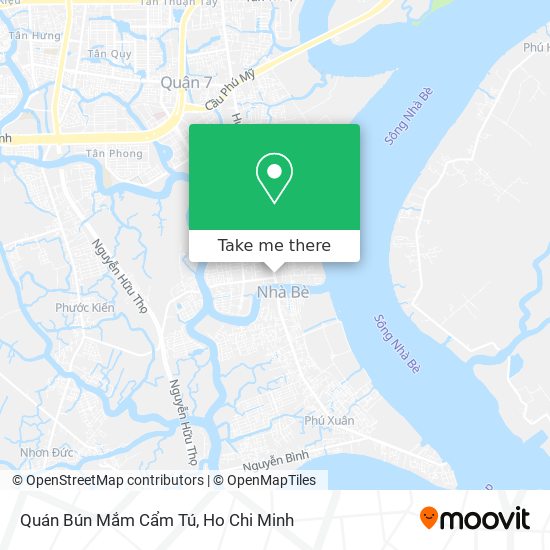 Quán Bún Mắm Cẩm Tú map