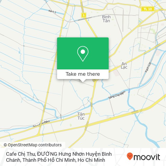 Cafe Chị Thu, ĐƯỜNG Hưng Nhơn Huyện Bình Chánh, Thành Phố Hồ Chí Minh map