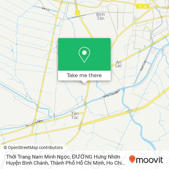 Thời Trang Nam Minh Ngọc, ĐƯỜNG Hưng Nhơn Huyện Bình Chánh, Thành Phố Hồ Chí Minh map