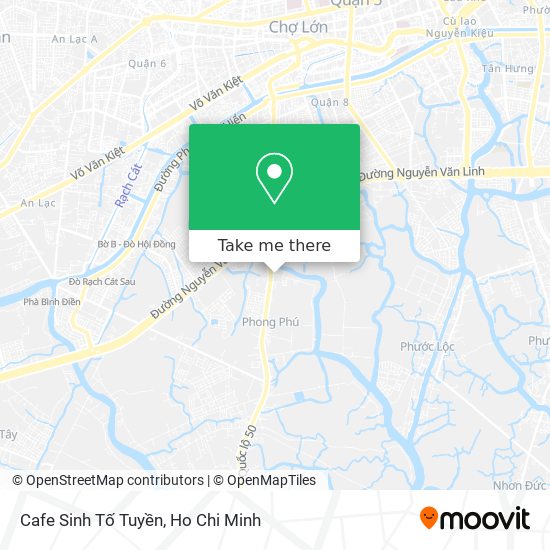 Cafe Sinh Tố Tuyền map