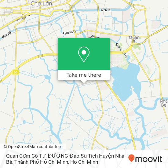 Quán Cơm Cô Tư, ĐƯỜNG Đào Sư Tích Huyện Nhà Bè, Thành Phố Hồ Chí Minh map