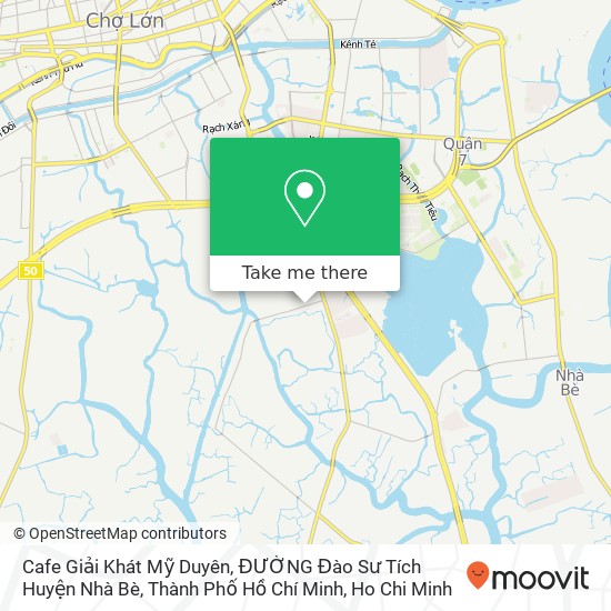 Cafe Giải Khát Mỹ Duyên, ĐƯỜNG Đào Sư Tích Huyện Nhà Bè, Thành Phố Hồ Chí Minh map