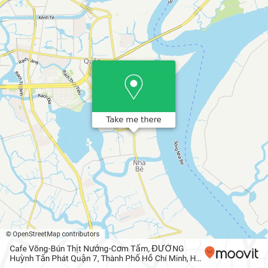 Cafe Võng-Bún Thịt Nướng-Cơm Tấm, ĐƯỜNG Huỳnh Tấn Phát Quận 7, Thành Phố Hồ Chí Minh map