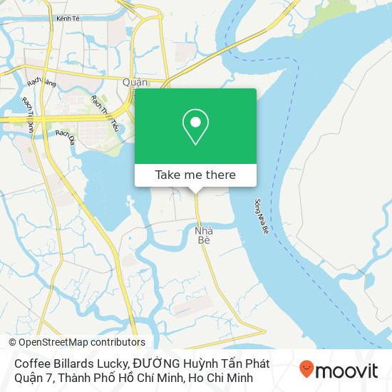 Coffee Billards Lucky, ĐƯỜNG Huỳnh Tấn Phát Quận 7, Thành Phố Hồ Chí Minh map