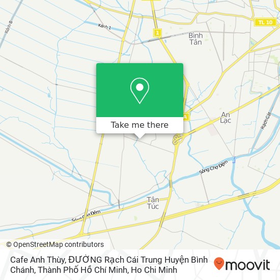 Cafe Anh Thùy, ĐƯỜNG Rạch Cái Trung Huyện Bình Chánh, Thành Phố Hồ Chí Minh map