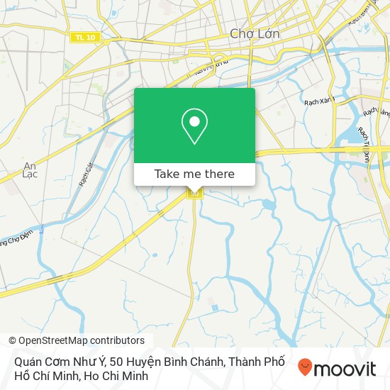 Quán Cơm Như Ý, 50 Huyện Bình Chánh, Thành Phố Hồ Chí Minh map