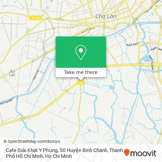Cafe Giải Khát Y Phụng, 50 Huyện Bình Chánh, Thành Phố Hồ Chí Minh map