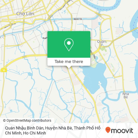 Quán Nhậu Bình Dân, Huyện Nhà Bè, Thành Phố Hồ Chí Minh map