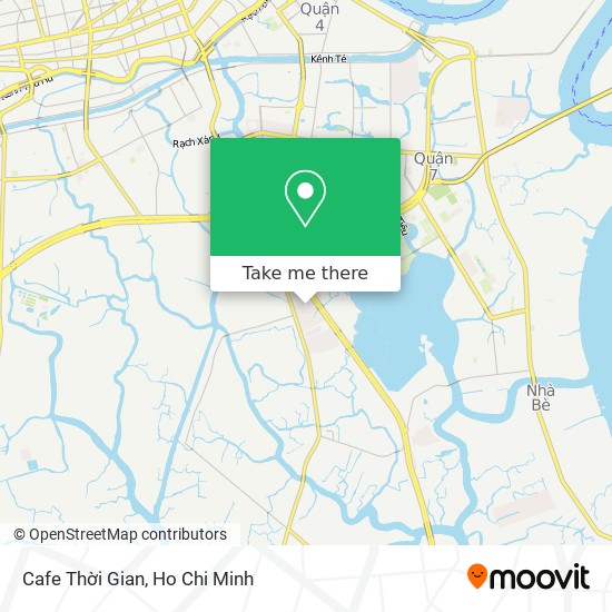 Cafe Thời Gian map