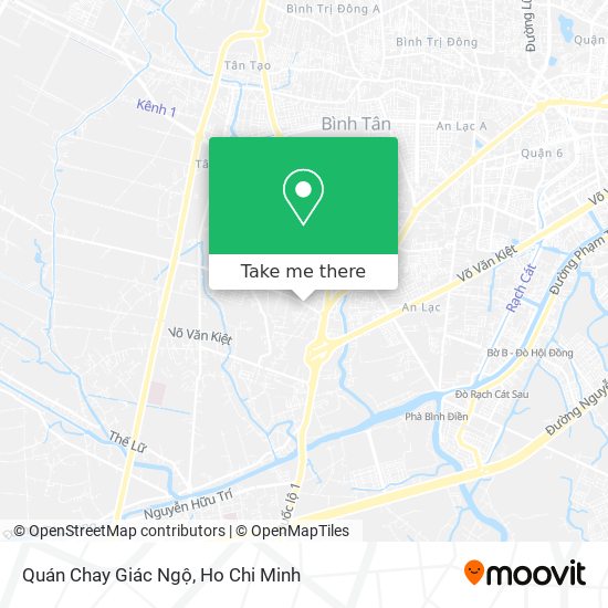 Quán Chay Giác Ngộ map