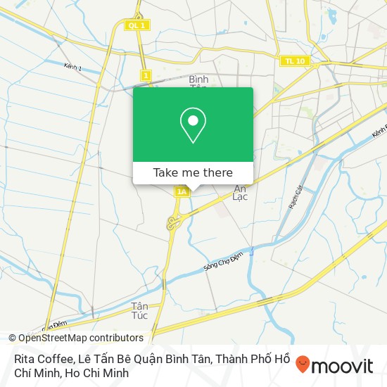 Rita Coffee, Lê Tấn Bê Quận Bình Tân, Thành Phố Hồ Chí Minh map