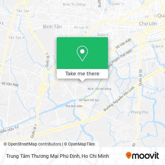 Trung Tâm Thương Mại Phú Định map