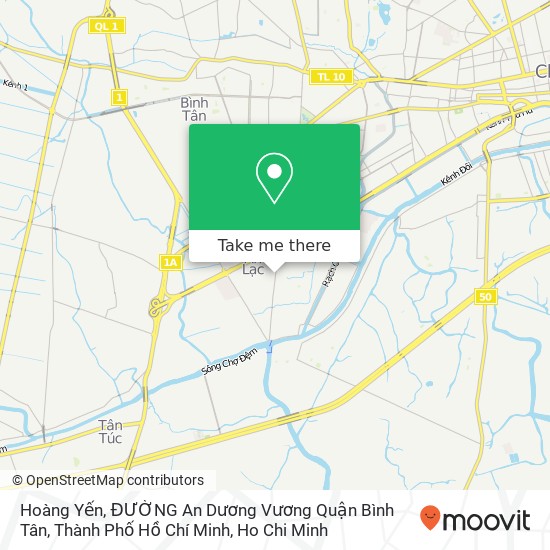 Hoàng Yến, ĐƯỜNG An Dương Vương Quận Bình Tân, Thành Phố Hồ Chí Minh map