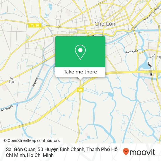 Sài Gòn Quán, 50 Huyện Bình Chánh, Thành Phố Hồ Chí Minh map
