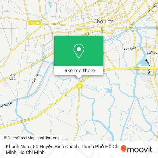 Khánh Nam, 50 Huyện Bình Chánh, Thành Phố Hồ Chí Minh map