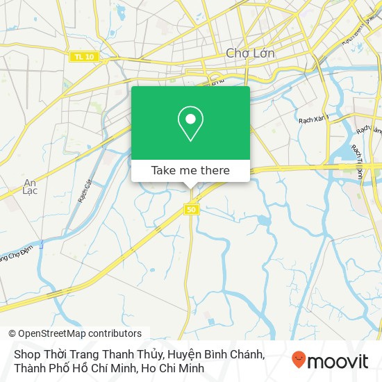 Shop Thời Trang Thanh Thủy, Huyện Bình Chánh, Thành Phố Hồ Chí Minh map
