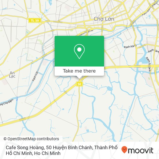 Cafe Song Hoàng, 50 Huyện Bình Chánh, Thành Phố Hồ Chí Minh map