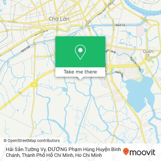 Hải Sản Tường Vy, ĐƯỜNG Phạm Hùng Huyện Bình Chánh, Thành Phố Hồ Chí Minh map