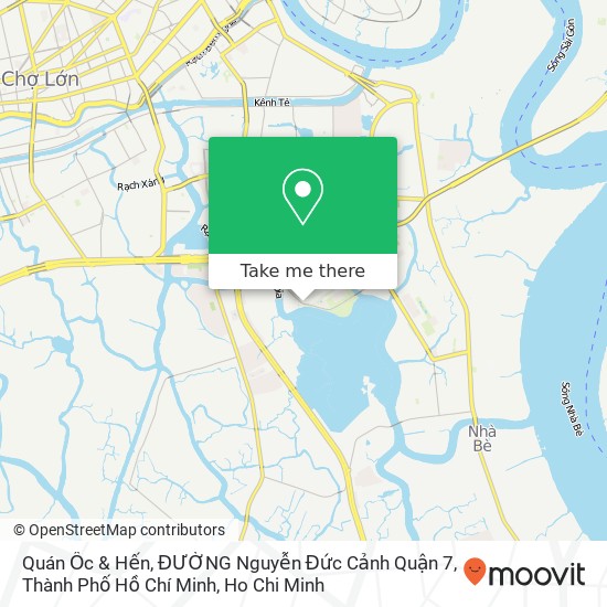 Quán Ốc & Hến, ĐƯỜNG Nguyễn Đức Cảnh Quận 7, Thành Phố Hồ Chí Minh map