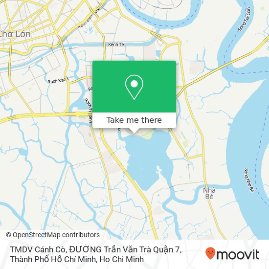 TMDV Cánh Cò, ĐƯỜNG Trần Văn Trà Quận 7, Thành Phố Hồ Chí Minh map