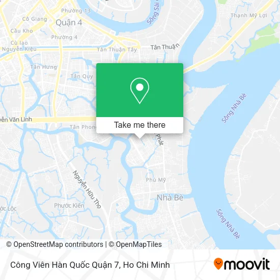 Công Viên Hàn Quốc Quận 7 map