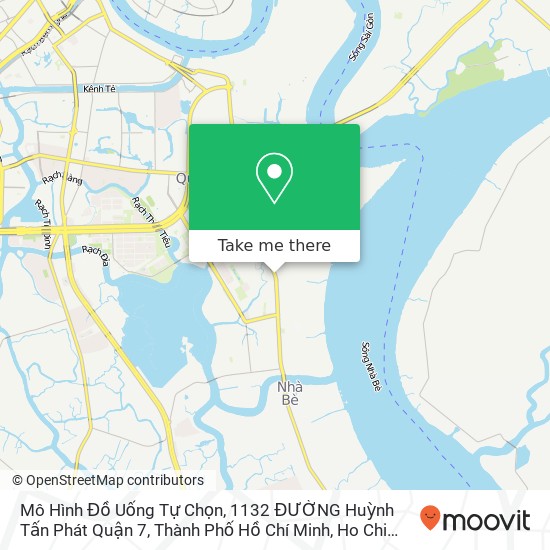 Mô Hình Đồ Uống Tự Chọn, 1132 ĐƯỜNG Huỳnh Tấn Phát Quận 7, Thành Phố Hồ Chí Minh map
