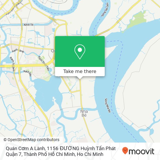 Quán Cơm A Lành, 1156 ĐƯỜNG Huỳnh Tấn Phát Quận 7, Thành Phố Hồ Chí Minh map