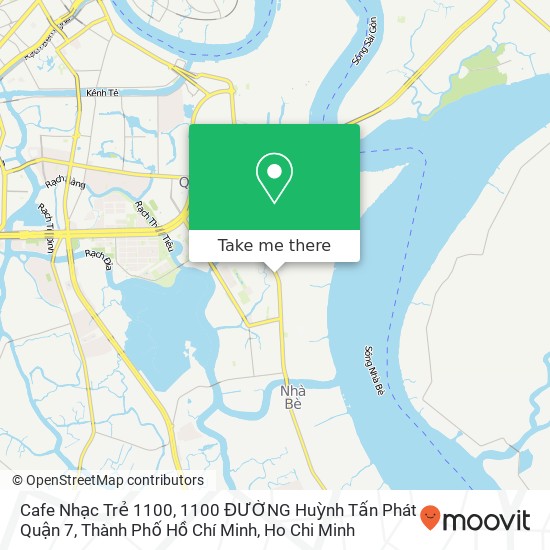 Cafe Nhạc Trẻ 1100, 1100 ĐƯỜNG Huỳnh Tấn Phát Quận 7, Thành Phố Hồ Chí Minh map