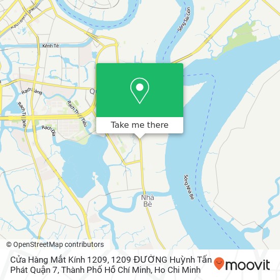 Cửa Hàng Mắt Kính 1209, 1209 ĐƯỜNG Huỳnh Tấn Phát Quận 7, Thành Phố Hồ Chí Minh map