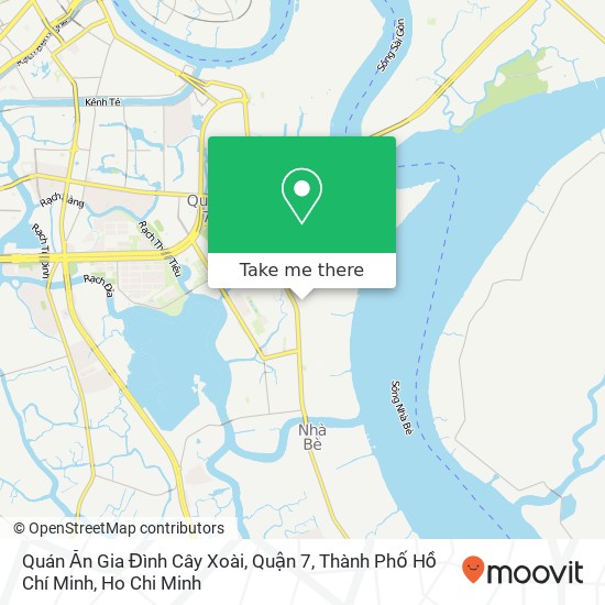 Quán Ăn Gia Đình Cây Xoài, Quận 7, Thành Phố Hồ Chí Minh map