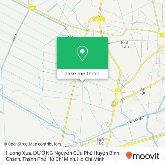 Huong Xua, ĐƯỜNG Nguyễn Cửu Phú Huyện Bình Chánh, Thành Phố Hồ Chí Minh map