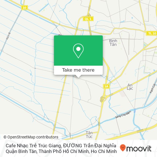 Cafe Nhạc Trẻ Trúc Giang, ĐƯỜNG Trần Đại Nghĩa Quận Bình Tân, Thành Phố Hồ Chí Minh map