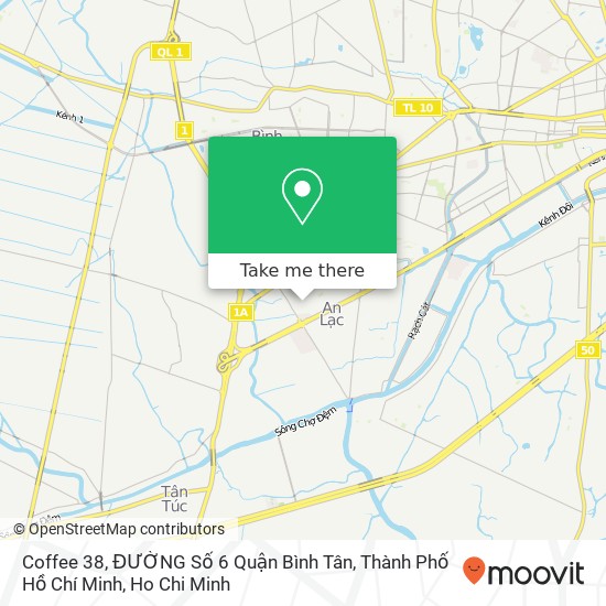 Coffee 38, ĐƯỜNG Số 6 Quận Bình Tân, Thành Phố Hồ Chí Minh map