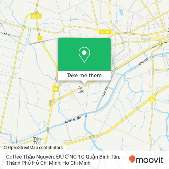 Coffee Thảo Nguyên, ĐƯỜNG 1C Quận Bình Tân, Thành Phố Hồ Chí Minh map