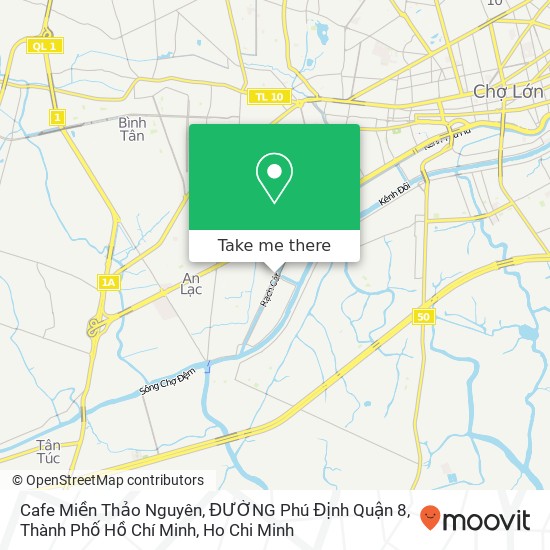 Cafe Miền Thảo Nguyên, ĐƯỜNG Phú Định Quận 8, Thành Phố Hồ Chí Minh map