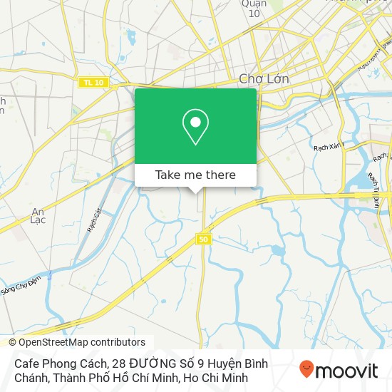 Cafe Phong Cách, 28 ĐƯỜNG Số 9 Huyện Bình Chánh, Thành Phố Hồ Chí Minh map