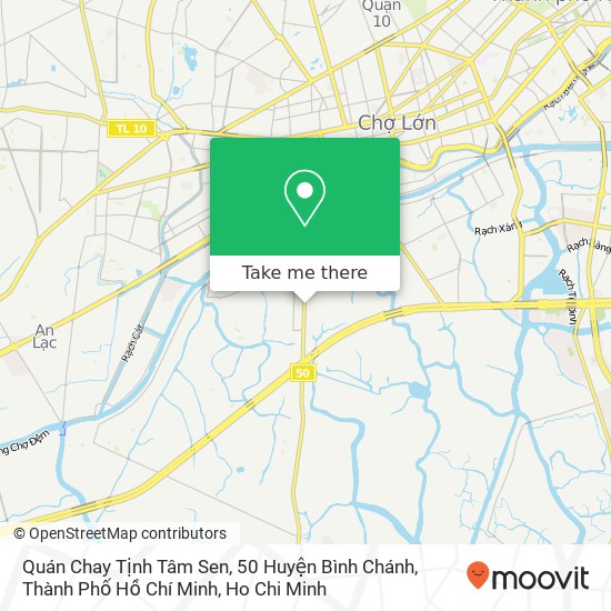 Quán Chay Tịnh Tâm Sen, 50 Huyện Bình Chánh, Thành Phố Hồ Chí Minh map