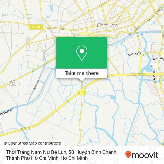 Thời Trang Nam Nữ Bé Lùn, 50 Huyện Bình Chánh, Thành Phố Hồ Chí Minh map